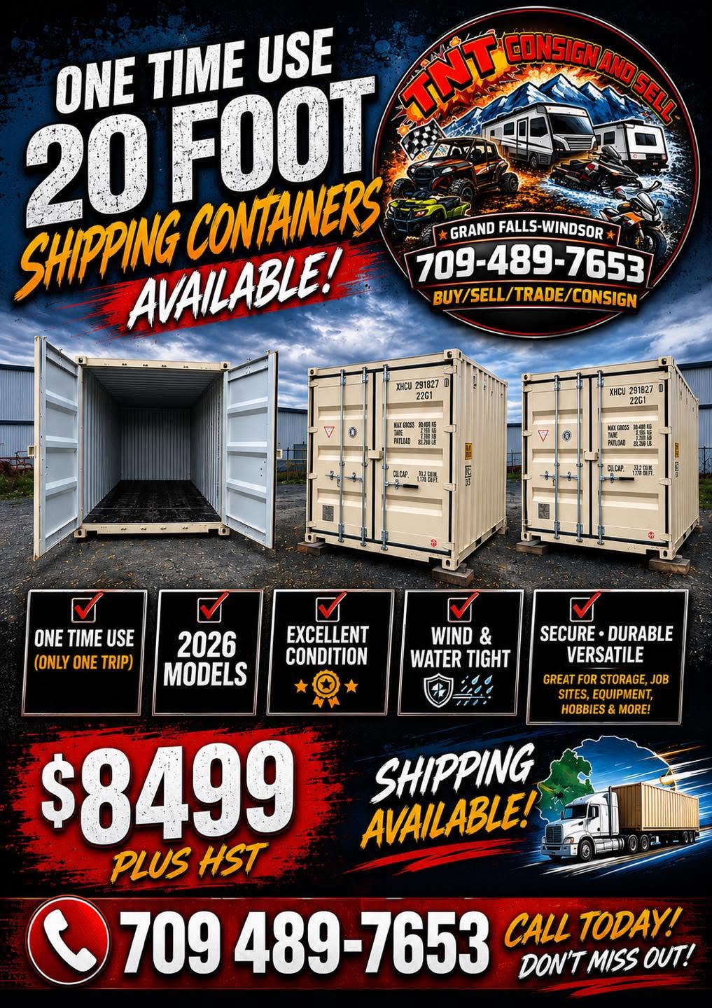 Seacan 20' Storage