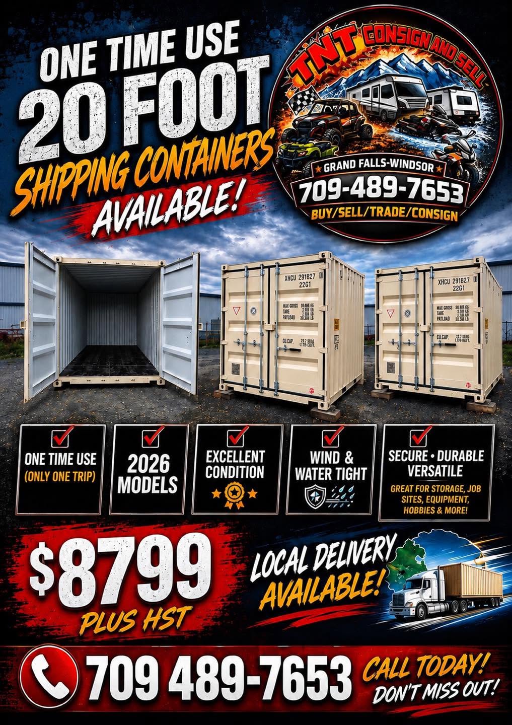 Seacan 20' Storage