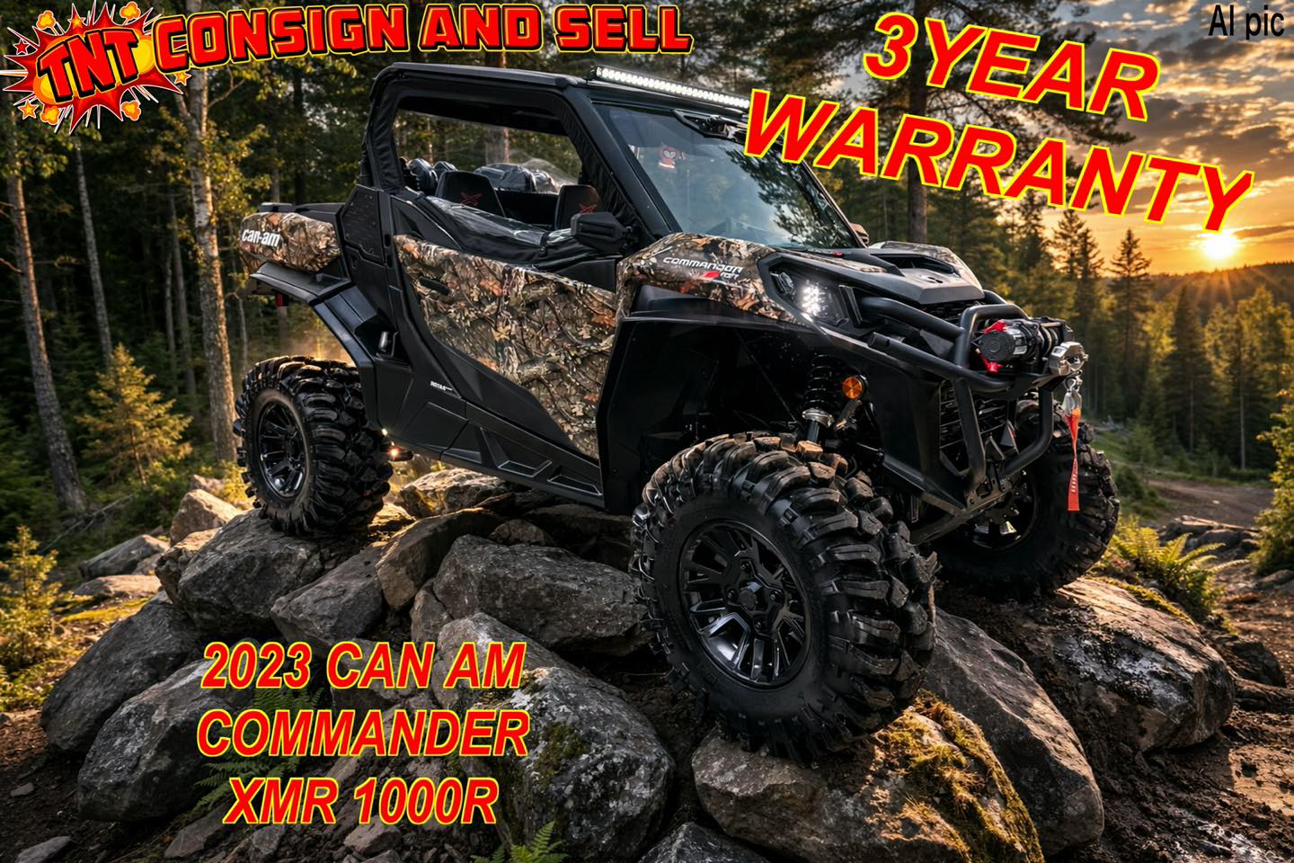 2023 Can-Am Commander XMR, 1000R