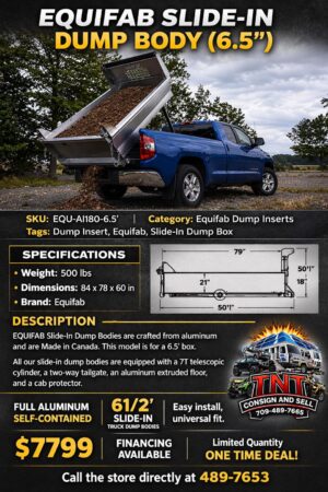 Equifab Slide-In Dump Body (6.5')