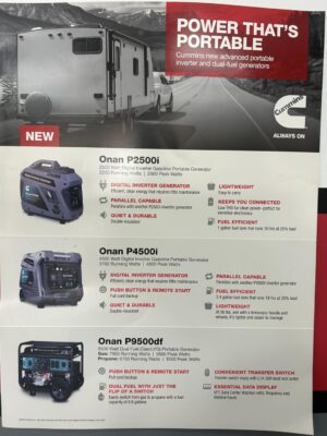 Cummins Generators (2500, 4500, 9500)(Price in photos)
