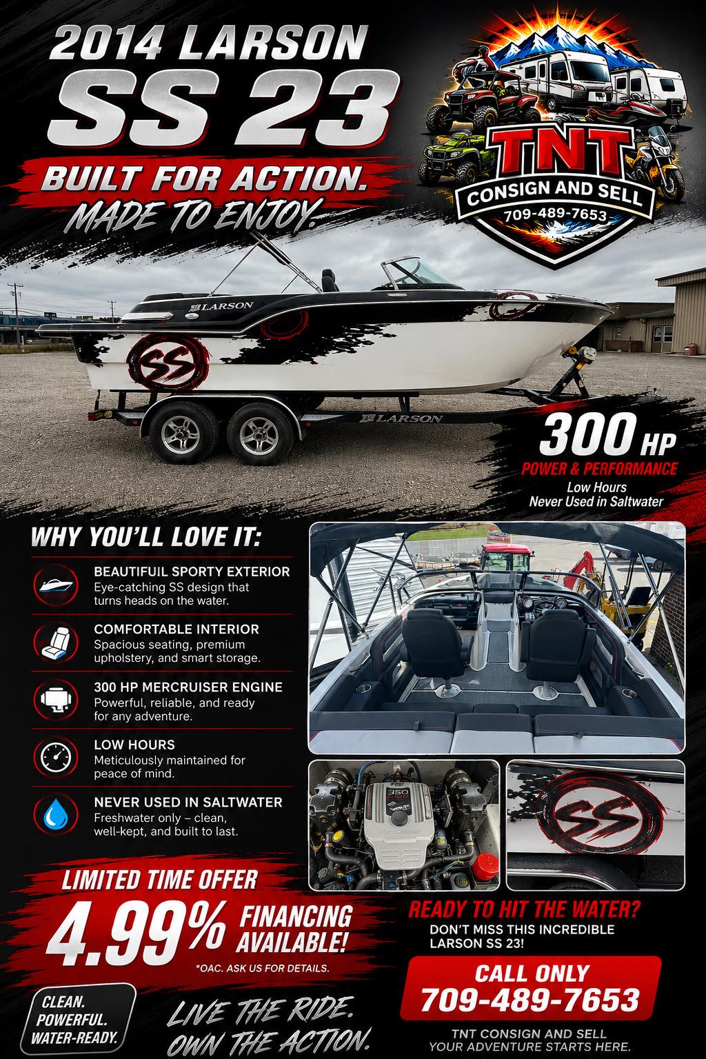 2014 Larson super sport 23 BOWRIDER