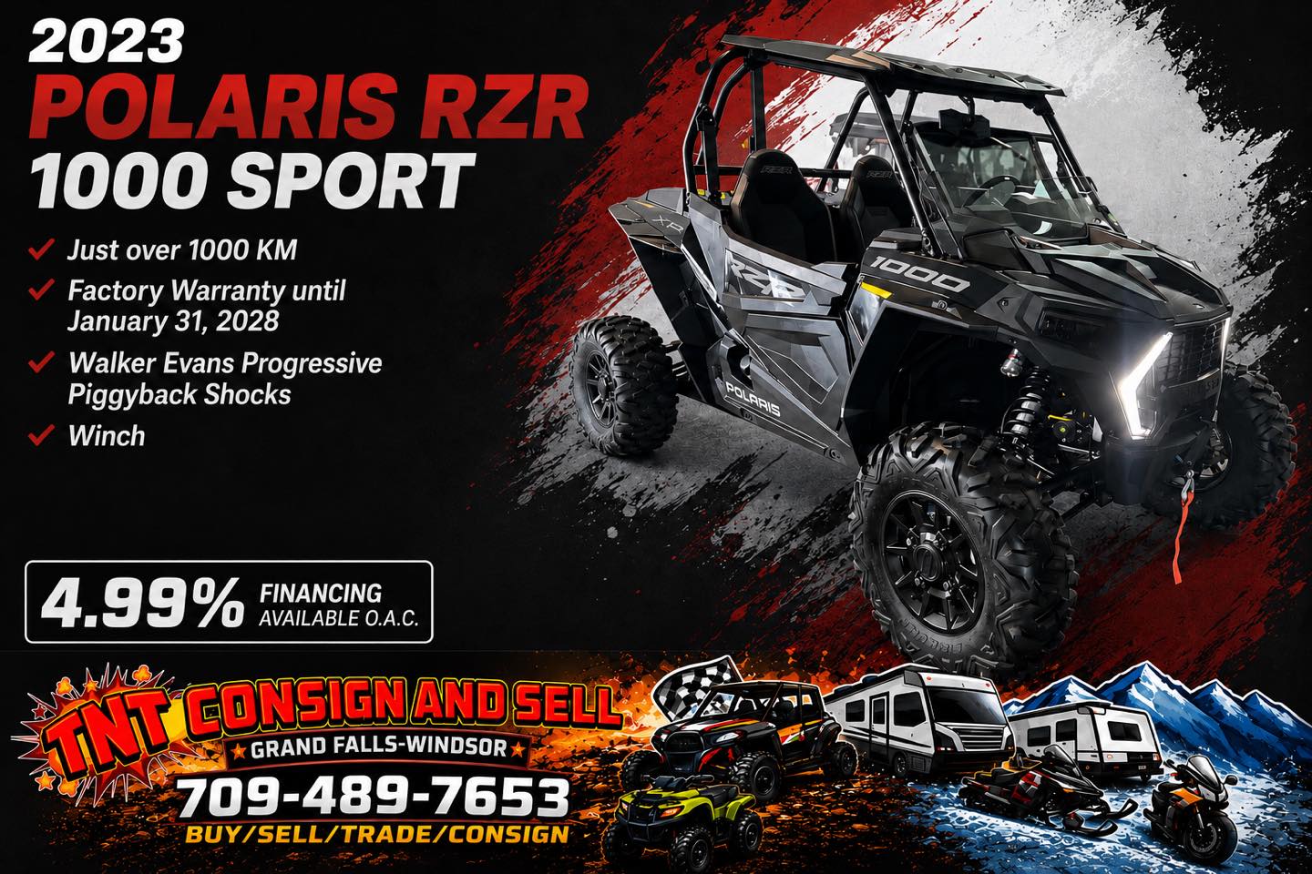 2023 Polaris razor 1000 sport