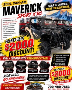 2021 Can-Am Maverick Sport X RC