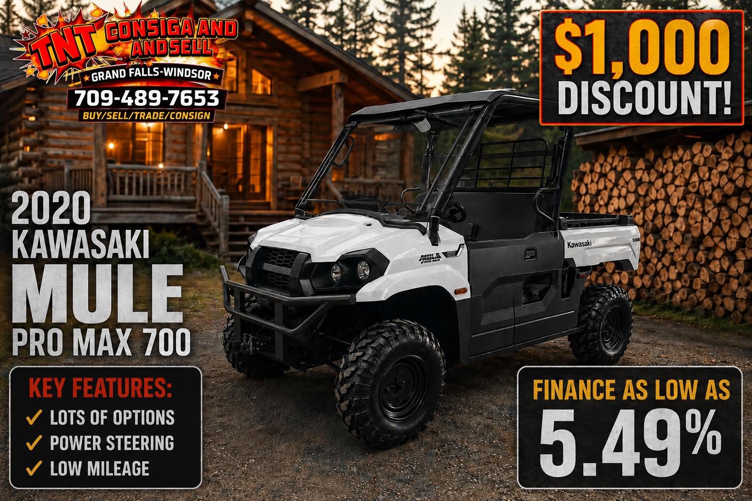 2020 Kawasaki MULE Pro Max 700