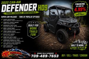 2022 Can-Am Defender HD9