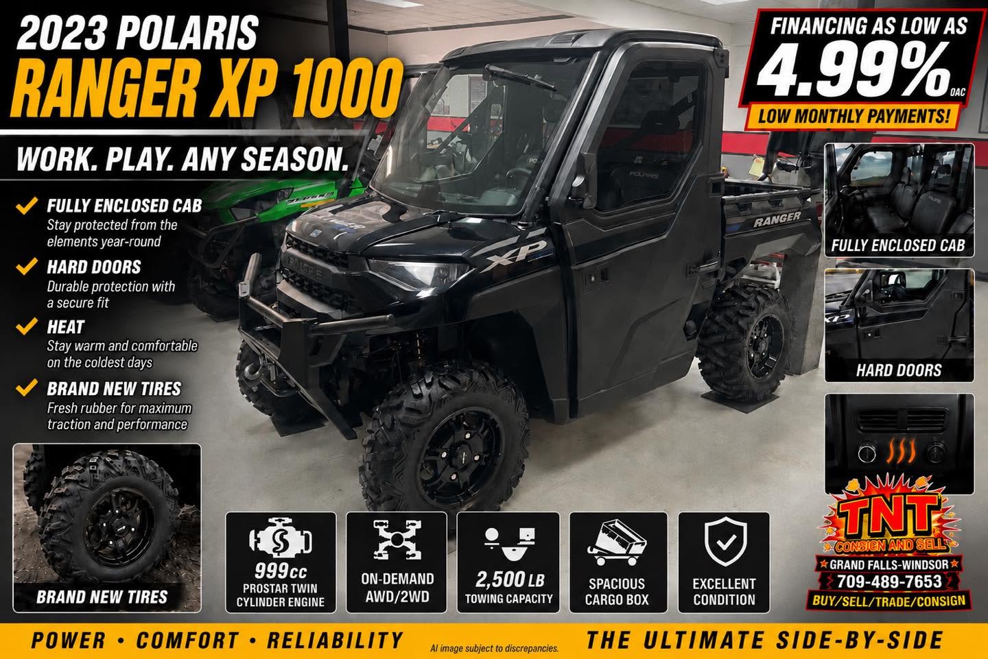 2023 Polaris Ranger XP 1000 double overhead cam
