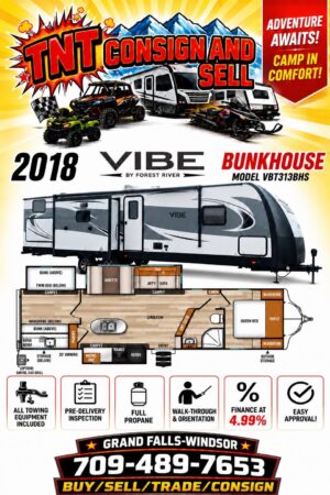 2018 Forest River Vibe VBT313BHS Bunkhouse