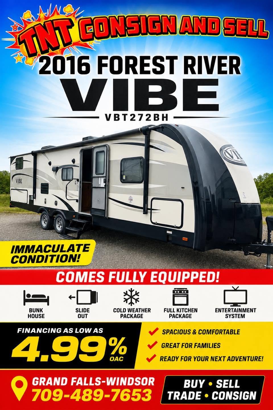2016 Vibe Bunkhouse 272BHS
