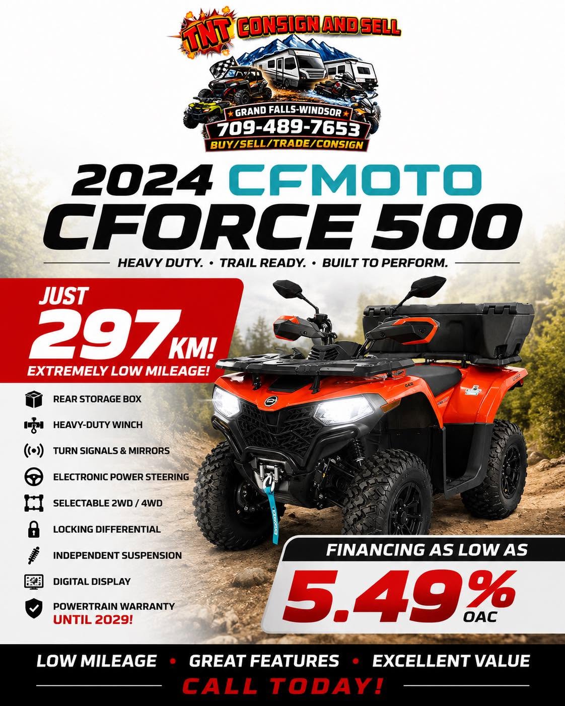 2024 CFMOTO CFORCE 500