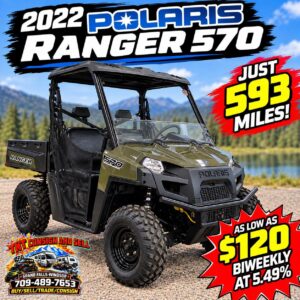 2022 Polaris 570 full-size three seater side-by-side