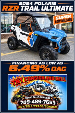 2024 Polaris RZR sport Trail ultimate with “ride command”